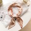 Bufanda de Seda de 26 Letras Banda para el Cabello para Mujer Super Hermosa Elegante Corea del Sur Decorativa Bufanda Pequeña Corbata Cinta para Bolsa Combinable