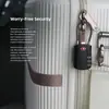 Viaje al Extranjero Tsa Cerradura de Aduana Colorido Combinación de Colores Candado de Gimnasio con Cuerda de Acero Candado de Contraseña