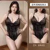 Lingerie Sexy com um Toque de Sensualidade, Body de Renda Puro Desejo Plus Size com Abertura no Gancho para Mulheres Curvilíneas, Conjunto Sedutor Transparente Sem Tirar