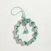 Pulseira com Pingente de Pata de Gato e Sementes de Bodhi, Corrente para Celular, Pulseira Exquisita e Fofa para Mulheres Brincarem com Contas Budistas