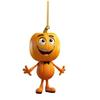 Calabaza Acrílica de Halloween Transfronteriza Colgante para Coche Nuevo Colgante para Espejo Retrovisor Calabaza Fantasma Colgante Plano
