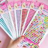 Pegatinas de diamantes acrílicos en tarjeta, fabricantes de accesorios de bricolaje de diamantes al por mayor, 456 mm de color, punto completo suficiente