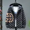 Chaqueta de Marca de Moda Europea Transfronteriza para Hombre Primavera y Otoño Estilo Coreano Chaqueta Jacquard a Cuadros de Moda Top Casual de Moda para Hombre