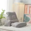 Sofá Perezoso Tatami Sofá de Dormitorio Individual Sofá de Sala de Estar Balcón Plegable Dormitorio Sofá Individual Silla de Piso con Respaldo