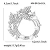 Nova Broche de Laço com Strass e Gotejamento de Óleo Estilo Europeu e Americano Transfronteiriço, Broche de Coroa de Pérolas da Moda, Acessórios de Vestuário Elegantes Atacado