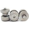 Tornillos para máquina de ranura de ciruela YD50-832-0/1, tornillos de remache de acero inoxidable, tornillos para gabinete de chasis de comunicación