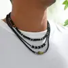 Set de Colgante de Collar Multicapa Transfronterizo de Amazon, Gargantilla de Moda Estilo Retro, Cadena para Suéter Estilo Étnico al por Mayor
