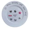 Coreano moda gota óleo carta marca amor estrela de cinco pontas acessórios de resina pequeno estilo perfumado acessórios para o cabelo diy materiais artesanais