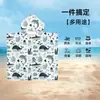 Toalla de Playa Personalizada Transfronteriza para Niños con Capa con Capucha, Toalla de Playa que se Puede Usar para Nadar, Toalla de Baño Estampada, Bata de Baño