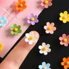 Accesorios de Resina de Flor de Seis Pétalos Coloridos de 15 mm para Manualidades DIY Pegamento de Crema Fundas de Teléfono Imanes para Nevera y Materiales para Hebillas de Zapatos