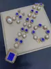 Nuevo Set de Dientes de Cristal Natural Personalizado Piel de Serpiente Natural Incrustada con Diamante Checo Joyería de Banquete de Gama Alta Fábrica de Collares