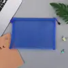 Vendas Diretas da Fábrica Bolsa de Lápis Estudante para Exame Portátil Multifuncional Bolsa para Documentos Bolsa Simples de Malha para Artigos de Papelaria Bolsa Transparente com Zíper