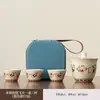 Set de Té Portátil de Viaje del Monje Volador de Dunhuang Cultural y Creativo, Evento Anual de Negocios de Empresa, Hotel de Lujo, Souvenir de Banco