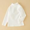 Ropa Gruesa y Cálida para Niños para Otoño e Invierno, Tops para Niños y Niñas, Camiseta Base Cálida de Cuello Medio Alto, Camiseta Transpirable