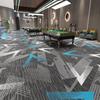 Alfombra Impresa para Sala de Billar Retardante de Llama Completamente Cubierta Área Grande Hotel Comercial Oficina Retardante de Llama Nylon Sala de Billar