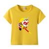Roupas do Rei Macaco Sun Wukong Camiseta de Manga Curta Infantil Roupas Infantis 100% Algodão Bonita Roupa de Verão Top Infantil