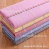 Tela de algodón orgánico teñido en hilo, tejida en Oxford, a cuadros, jacquard, lino, poliéster pegajoso, entretejido de bambú, para jóvenes, con nuca de vellón