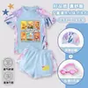 Traje de Baño Infantil Animación de Dibujos Animados 2026 Nuevo Traje de Baño de Dos Piezas para Niñas Pequeñas, Secado Rápido, Protección Solar, Traje de Baño Profesional