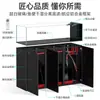 Acuario de Pie para Sala de Estar, Acuario Grande de Pie para Uso Doméstico, Tanque de Corriente, Acuario de Pie con Filtro Inferior Simple
