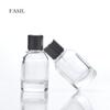 Botellas de Perfume de 50 ml en Stock al por Mayor, Productos de Vidrio, Botellas Reutilizables, Botellas de Vidrio con Hombro Inclinado, Botellas de Recarga para Perfume, Atomizador de Niebla Fina