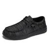 Zapatos de Lona para Hombre Amazon, Mocasines Talla Extra Grande, Zapatos Casuales sin Cordones para Hombre, Zapatos Perezosos Populares Transfronterizos