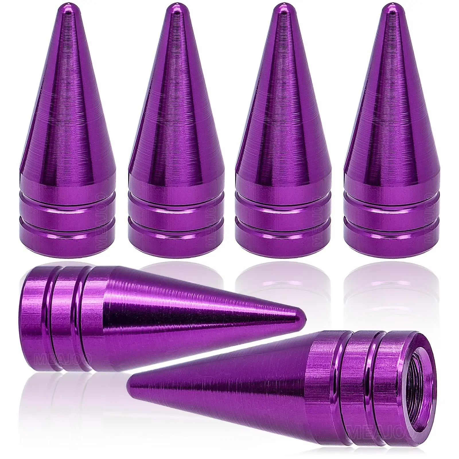 6 pcs Spiked - Purple-01