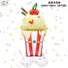 Tema de Verano Globo de Película de Aluminio Base Piña Cerveza Helado Globo Decoración de Fiesta de Cumpleaños Escena Diseño