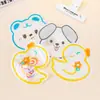 Bolsa Transparente de Pato Lindo Ins Animal de Dibujos Animados Forma Especial Bolsa con Cierre Cremallera Dulces Pasador Oso Bolsa de Empaque para Comida de Mascotas