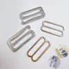 Fivela de Liga de Zinco em Forma de 9 Fivela de Metal em Forma de Nove Fivela Antiderrapante em Forma de Nove Fivela para Suspensório Fivela para Roupa Íntima Fivela de Ajuste para Alça de Sutiã