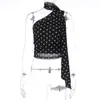 Estilo europeu e americano Ins Hot Girl feminino leopardo estampado cruzado sem mangas fita curta colete apertado top