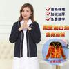 Suéter de enfermera suéter estilo coreano otoño e invierno ropa guía ropa de viaje cárdigan abrigo prenda exterior cálido forro polar grueso