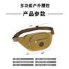 Nova Bolsa de Cintura Esportiva de Lona Masculina Bolsa de Cintura Casual da Moda Feminina Armazenamento de Grande Capacidade Fornecimento de Fábrica Bolsa para Celular