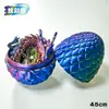 Brinquedo de seda luminosa de cristal de dragão chinês impresso em 3D selecionado cuidadosamente, disponível em várias cores, totalmente móvel, brinquedo de animal popular de venda em barraca