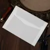 Sobre blanco semitransparente, sobre de papel ácido sulfúrico, invitación de boda, sobre para guardar tarjetas de regalo, producción de bolsas de papel para sobres