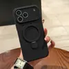 Funda para iPhone 18 Pro Max de Silicona Líquida con Sensación de Piel, Soporte Magnético Giratorio de 360 Grados, Adecuada para Funda de Teléfono Apple 17 16