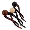 Clip para el Cabello Elegante Retro Francés con Perlas Clip para el Cabello para la Parte Posterior de la Cabeza Clip Trenzado Simple de Alta Gama que Combina con Todo Accesorios para el Cabello
