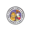 Broche Série de Gatos Desenho Animado Criativo Transfronteiriço Personalizado Gato Geométrico Fofo Emblema Metálico