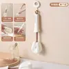 Cepillo para Tazas de Silicona 2 en 1 con Mango Largo para Uso en el Hogar, Cepillo Pequeño para Limpiar Tazas Térmicas Sin Rincones Muertos
