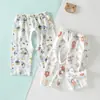 Pantalones de Bebé con Abertura Inferior, Algodón Puro, Estilo Delgado, Pantalones Capri para Bebé, Pantalones de Dormir Transpirables, Pantalones de Aire Acondicionado para Niños Pequeños, Pantalones Sueltos de Verano Anti-Mosquitos