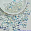 Contas Soltas, Lote Solto de Contas de Vidro, Contas de Vidro Estéreo em Degradê, Acessórios para Pulseira DIY, Joias para Cabeça, Material para Pulseira, Contas de Flor de Cerejeira