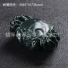 Jade Verde de Hotan Xinjiang Pixiu Sapo Dorado Adorno de Mano Material Fino Tigre Dragón Tortuga Jade Adorno de Mano Venta al por Mayor
