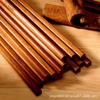 Palillos Retro de Hierro Rojo de Sándalo, Madera de Ala de Pollo, Utensilios de Mesa para Cocina y Hogar, Troncos, Resistentes a Altas Temperaturas, Bambú, Grado Alimenticio, Madera Sólida
