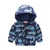 Chaqueta para niños y niñas, primavera y otoño, gorro fino, camisa con cremallera de moda bonita para bebés, abrigo para niños