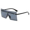 Gafas de solJamie 2040 Casual Cuadradas Grandes de una Pieza Estilo Remache Gafas de sol de Moda Transfronterizas Europeas y Americanas