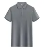 Camisas Polo de Algodão Puro, Roupas de Trabalho Personalizadas com Impressão de Logo, Camisas de Cultura Corporativa, Polos de Manga Curta com Gola para Workwear de Team Building para Homens