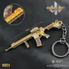 Shuo Jie Delta Mini Furia de Ares M4A1 Modelo de Pistola de Juguete Llavero Colgante