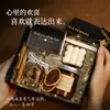 Caja de Regalo con Vela Aromática para San Valentín, Regalo de Cumpleaños, Caja de Regalo Creativa de Gama Alta, Adornos Aromáticos, Incienso Atmosférico