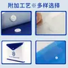 Bolsa para Documentos com Logo Personalizado A4 Transparente com Fecho de Botão Bolsa para Documentos à Prova d'Água Plástico PP Colorido Impresso Bolsa Envelope Personalizada Espessada