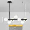 Luminária Pendente de Vidro para Restaurante de Luxo Leve Feijão Mágico, Design Criativo Minimalista Italiano, Luminária de Mesa para Sala de Jantar de Villa, Sem Alumínio