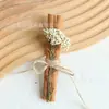 Flores secas, flores preservadas, flores reais, pequenos buquês, canela, canela defumada, acessórios para caixa de presente de decoração de aromaterapia DIY, adereços, transfronteiriço